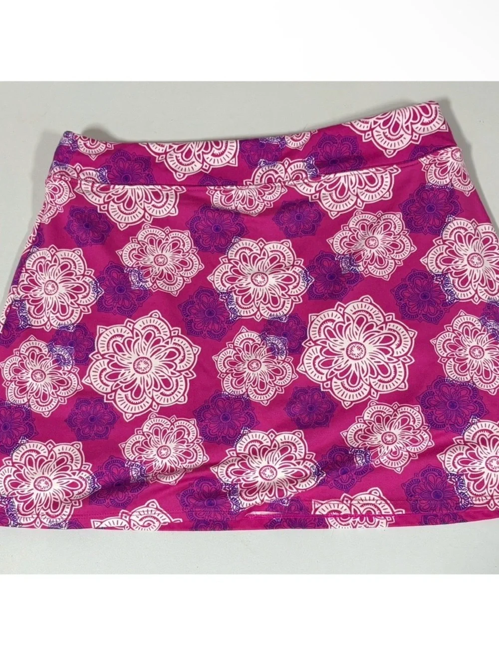 Tranquility Pink Magenta Mandala Boho Bohemian Skirt Skort Bottoms Size S 🩷✨